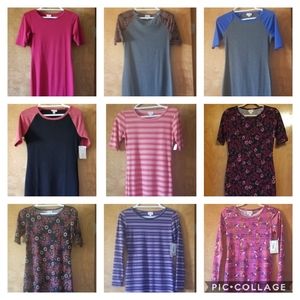 *sold*LulaRoe Dress Lot (9 Dresses) Julia & Debbie